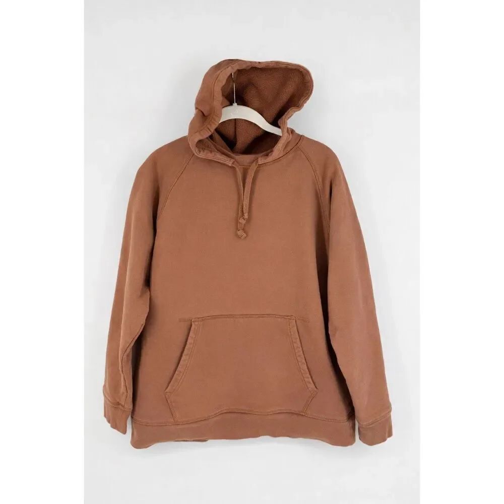 Girlfriend Collective Hoodie Size 4 / US Size Small Tan Brown Lined Pullover